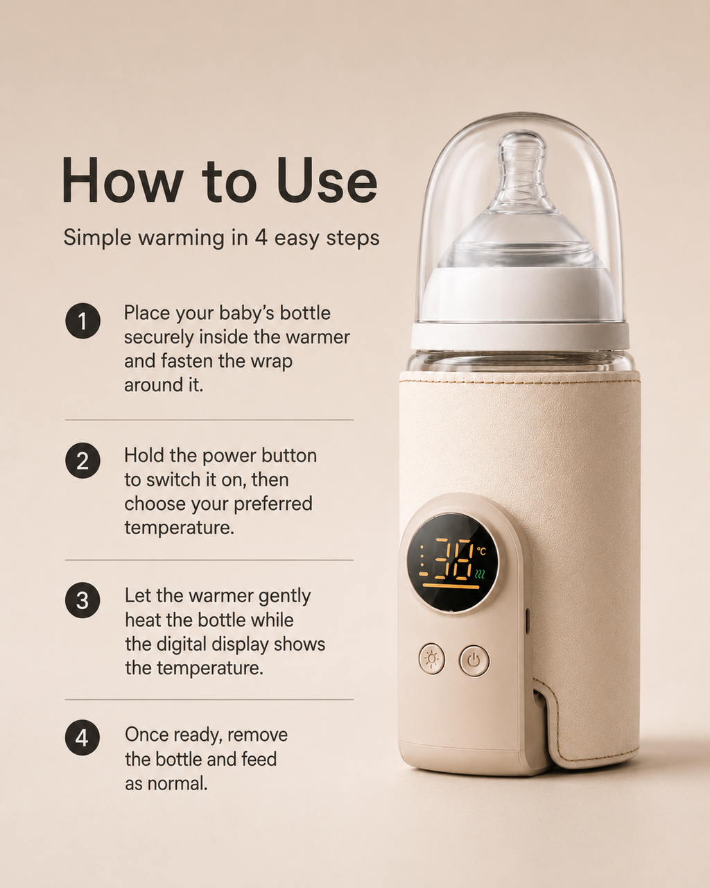 Portable Baby Bottle Warmer